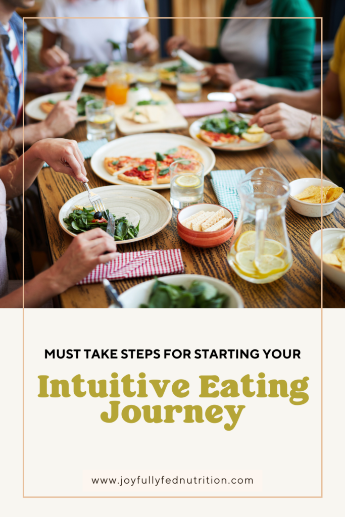 Intuitive Eating Guide. How to start eating intuitively.